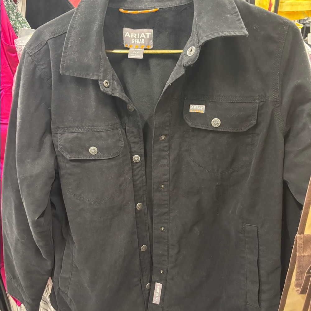 Ariat Black Lightweight Rebar Shirt Jacket